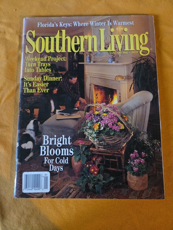 Southern Living Magazine January 1992