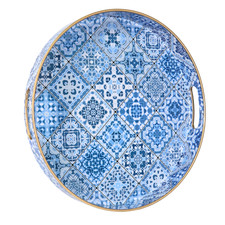 Round Serving Trays Platter Decorative Elegant Modern Functional 33cm