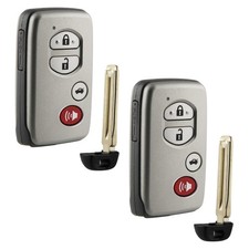 2 For 2007-2012 Toyota Avalon Camry Remote Key Fob 4-button Replacement Hyq14aab
