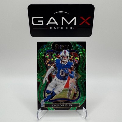 2025 Panini Select Keon Coleman Green Disco Suite Level /5 #384 Buffalo Bills