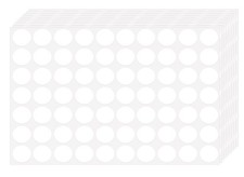 3500 Dot Stickers, 3/4 inch White Coding Labels, Circle 3500 Pieces,