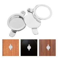 2PCS Privacy Peephole Cover Copper Door Viewer Protector Anti-Peeping Door Eye