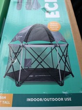 Baby Delight Go With Me Eclipse Portable Playard in Teal/Grey