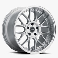 ESR CS18 18x8.5 +35 5x1143 Hyper Silver Machine Lip