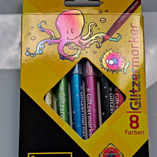 Glitzermarker Filzstifte Set 8 Farben &ndash; gemischte Schreibfarben