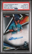 2022 Bowman's Best - Best of 2022 Autographs Harry Ford #B22-HF (AU, RC)