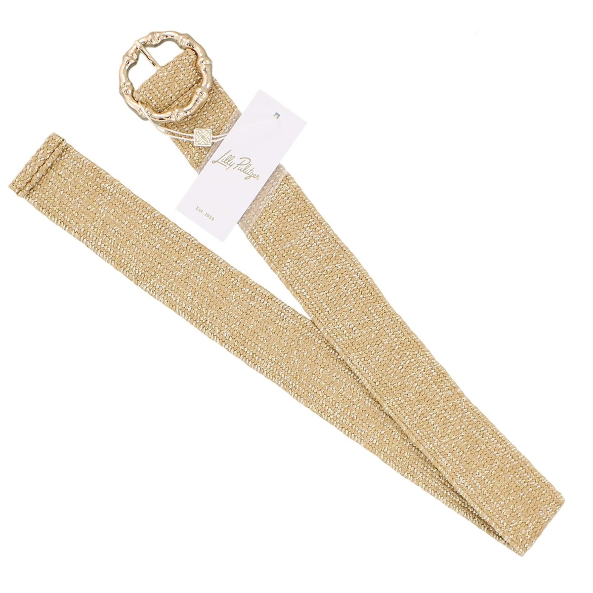 Lilly Pulitzer Arta Belt White Gold NWT L/XL Lilly Pulitzer Arta Belt, Women main image 2