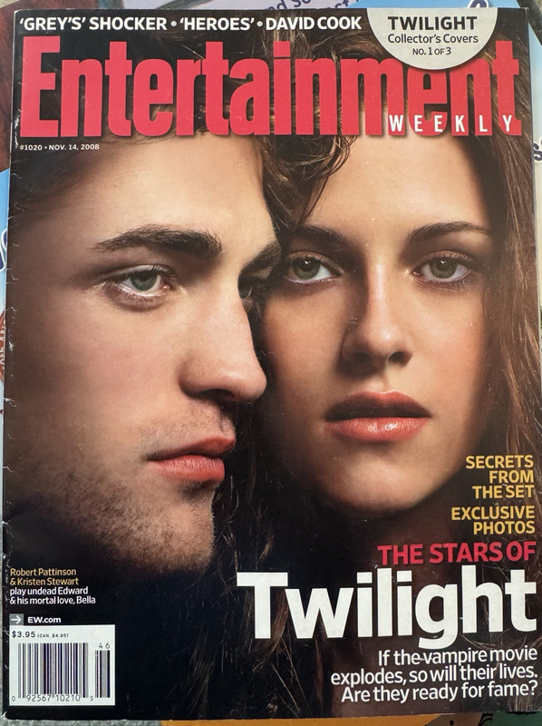 Entertainment Weekly Collector's Edition Twilight #1020 Nov 2008