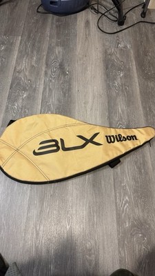 Wilson BLX Tennis Racquet Bag Case Cover with Strap Gold Black Case Only
