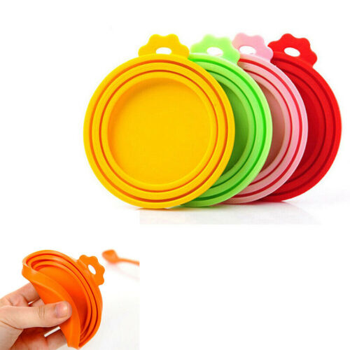 Can Lid For Dog Cat Storage CovSG Silicone Canned Lid Sealed Feeders Food - Afbeelding 1 van 19