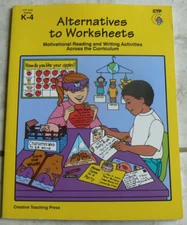 CTP Alternatives to Worksheets,gr.K-4 Reading/Writing Activities NEW PB