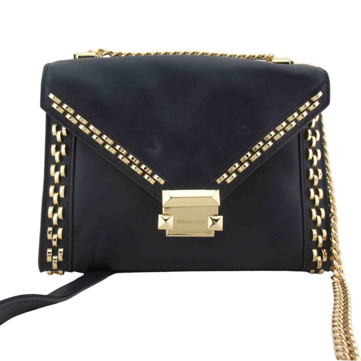 Michael Kors Whitney Studded Backpack NEW, Rare Michael Kors Whitney SMALL Studded Leather Blue  main image 4