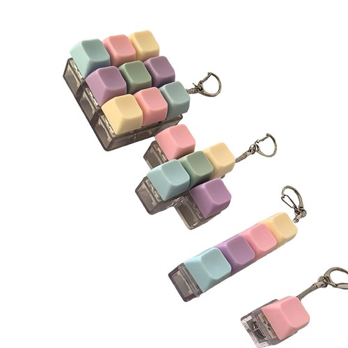 1/4/5/9 Keys Mechanical Keyboard Axis Tester Button Keycap Keychain _aa - Afbeelding 8 van 16
