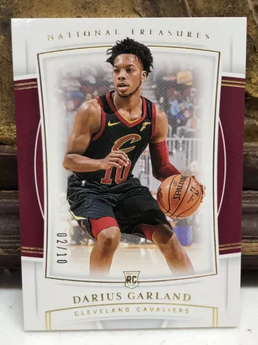 2019-20 Panini National Treasures Rookie Gold DARIUS GARLAND Cleveland Cavs /10