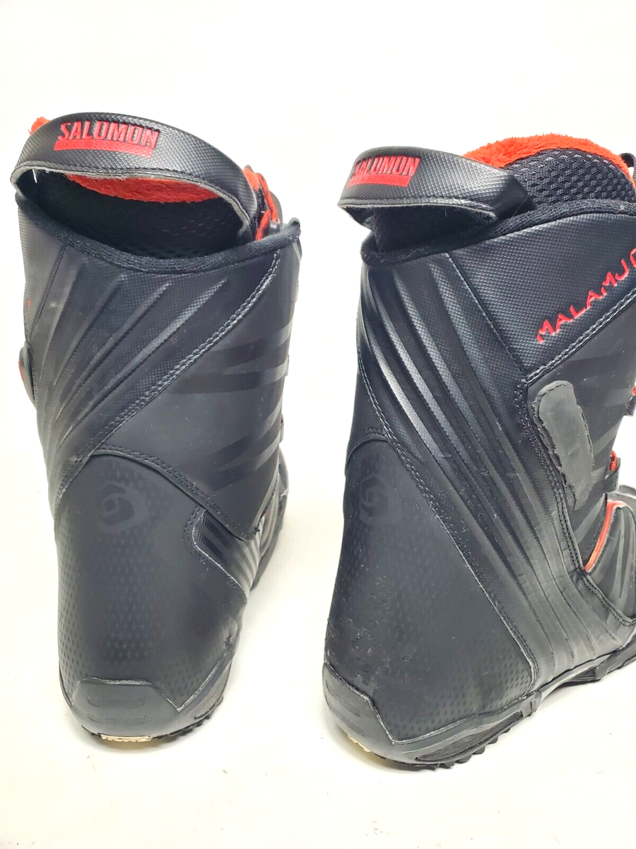SALOMON MALAMUTE Speed Lace Snowboard Boots Men's US 10.5 SALOMON MALAMUTE Speed Lace Snowboard Boots Men's US 10.5