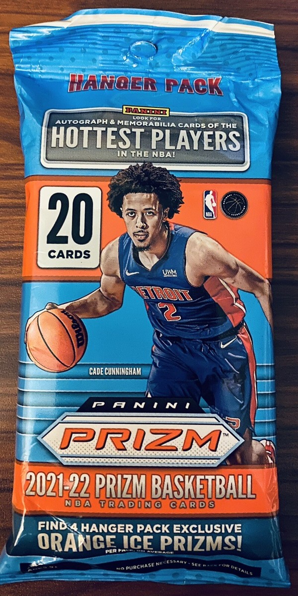 2021-22 Panini Prizm NBA HANGER PACK 20 Cards NEW SEALED ORANGE