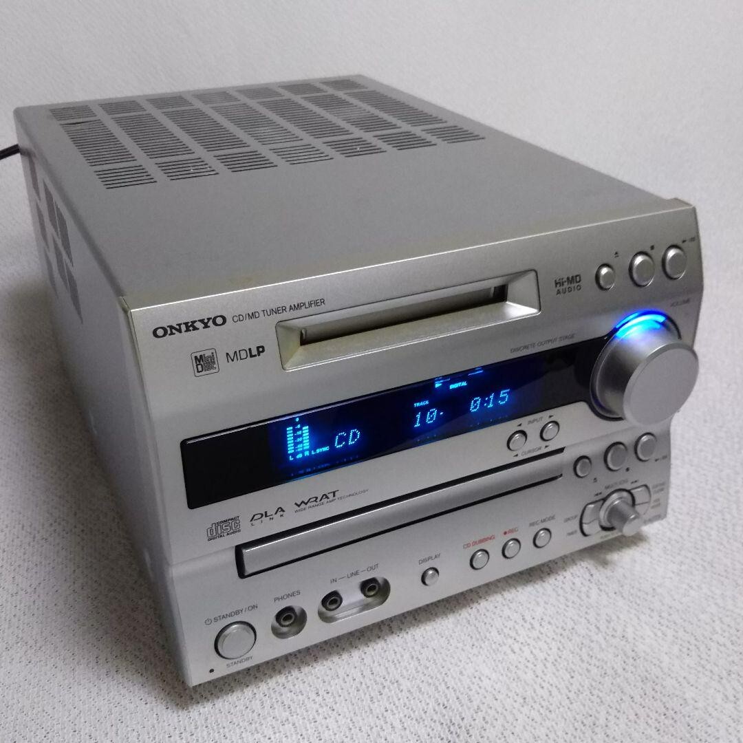 ONKYO ミニディスクレコーダー CD Tuner Amplifier セット ONKYO ミニディスクレコーダー CD Tuner Amplifier セット