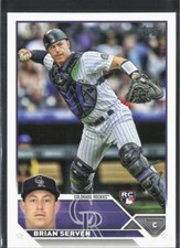 2023 Topps #41 Brian Serven Rookie Colorado Rockies RC