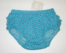 New OLD NAVY Size 0-3 Months Aqua Ruffles Floral Bloomer Shorts