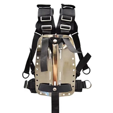 Palantic Deluxe Backplate Harness System – Stainless Steel Plate & 8 D - Rings