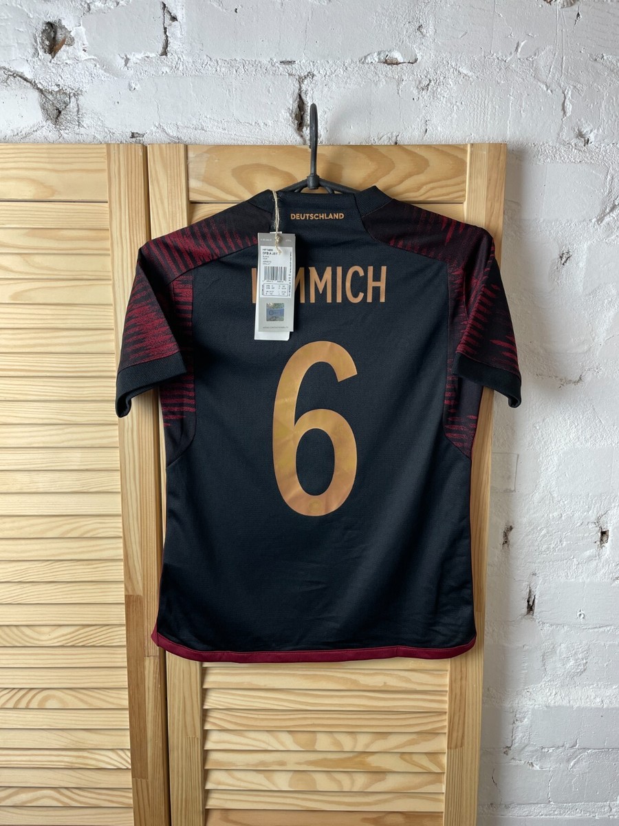 KIMMICH #6 GERMANY TEAM JERSEY AWAY FOOTBALL SOCCER SHIRT