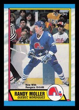 Randy Moller #259 1989-90 O-Pee-Chee Quebec Nordiques