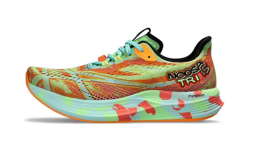 ASICS женщин Noosa TRI 15 кроссовки, США 11, лайм взрыв/освещенный новом-РЕДКАЯ - Изображение 3 из 4