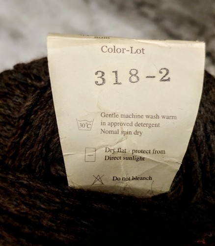 Zaol CAMELON 80% Merino Wool 20% Baby Camel Color 318 Heather Brown - Picture 3 of 3