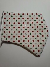 Handmade face mask washable and reusable with filter pocket