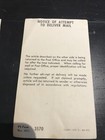 (Lot of 2) Vintage Antique Notice Of Attempt To Deliver Mail Used US Postal 1971 — photo 4