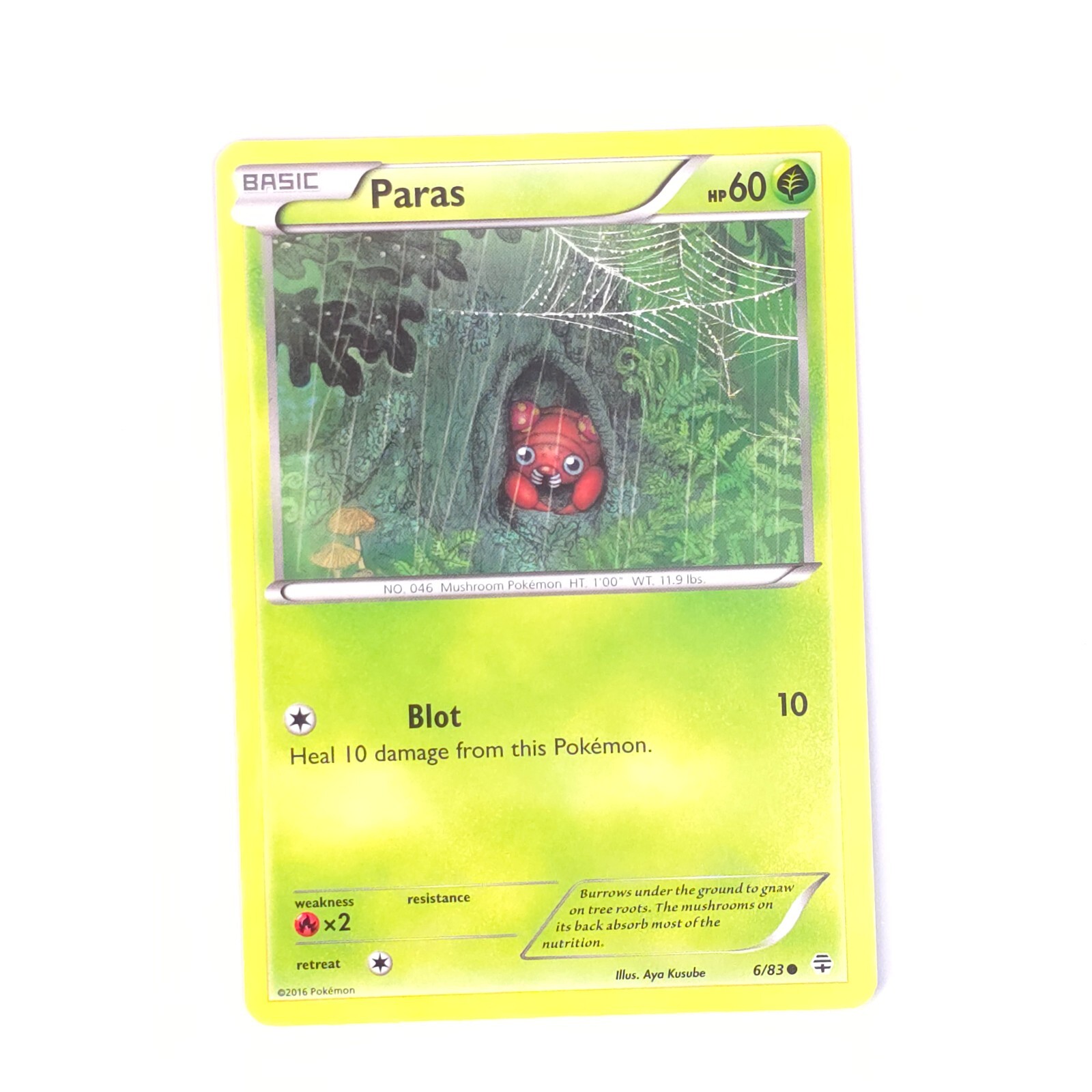 Paras 6/83 Pokemon Generations Common NM