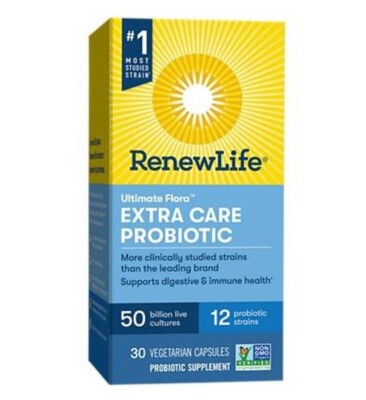 Ultimate Flora Probiotisch - Verdauungs & Immune Unterstützung (50B Kbe ,30
