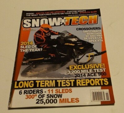 Snow Tech Magazine October/November 2013 Switchback Renegade, XF Sno Pro, Apex
