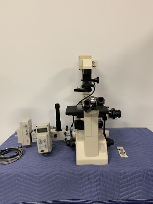 Nikon Diaphot 200 Inverted Phase Contrast Microscope w/ PTI D-104/814 Photometer