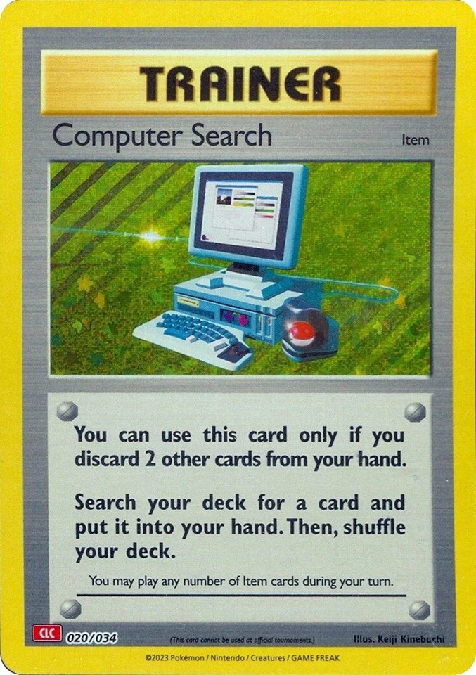Computer Search 020/034 Trading Card Game Classic