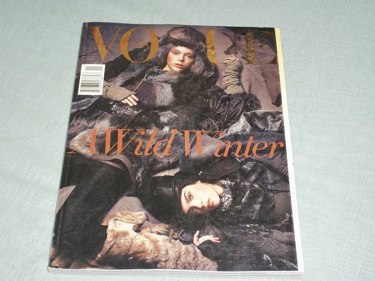 女性情報誌 Vogue Italia Magazine January 2017 VOGUE Magazine Italia April 2008 NATALIA VODIANOVA Erin