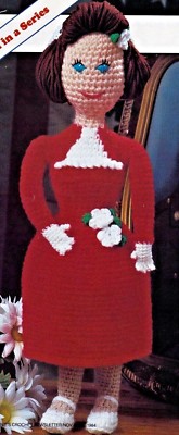 FABULOUS 40's Lady/Doll/Toy/Crochet Pattern INSTRUCTIONS ONLY