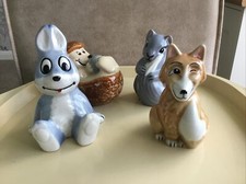 Wade Arthur Hare X4- Holly Hedgehog,Felicity Squirrel,Edward Fox & Arthur Hare.