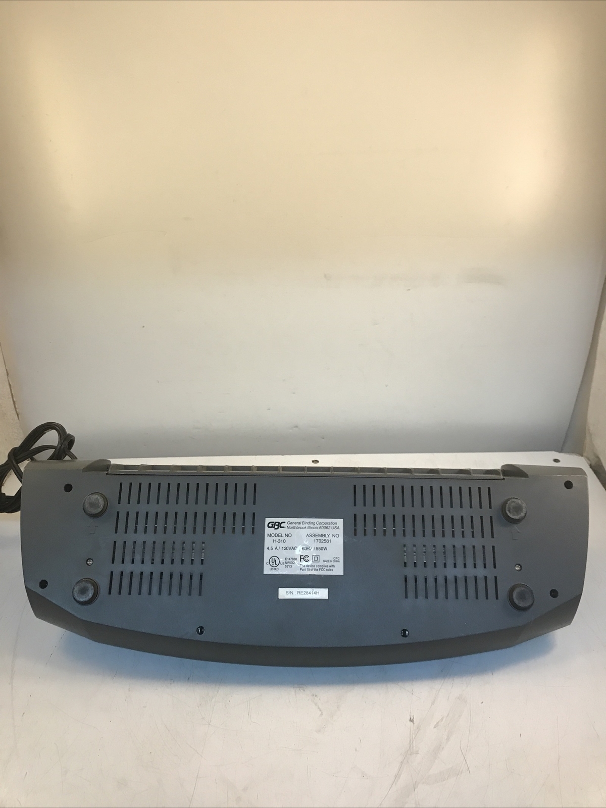 GBC HeatSeal H310 Pouch Laminator Laminating Machine Temp Adj tested working eBay