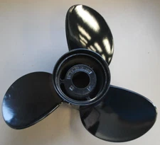 MERCURY PROP P/N 48-854360A45 OEM BLACK MAX 13 1/4 X 16 R.H. NO HUB KIT (CL)