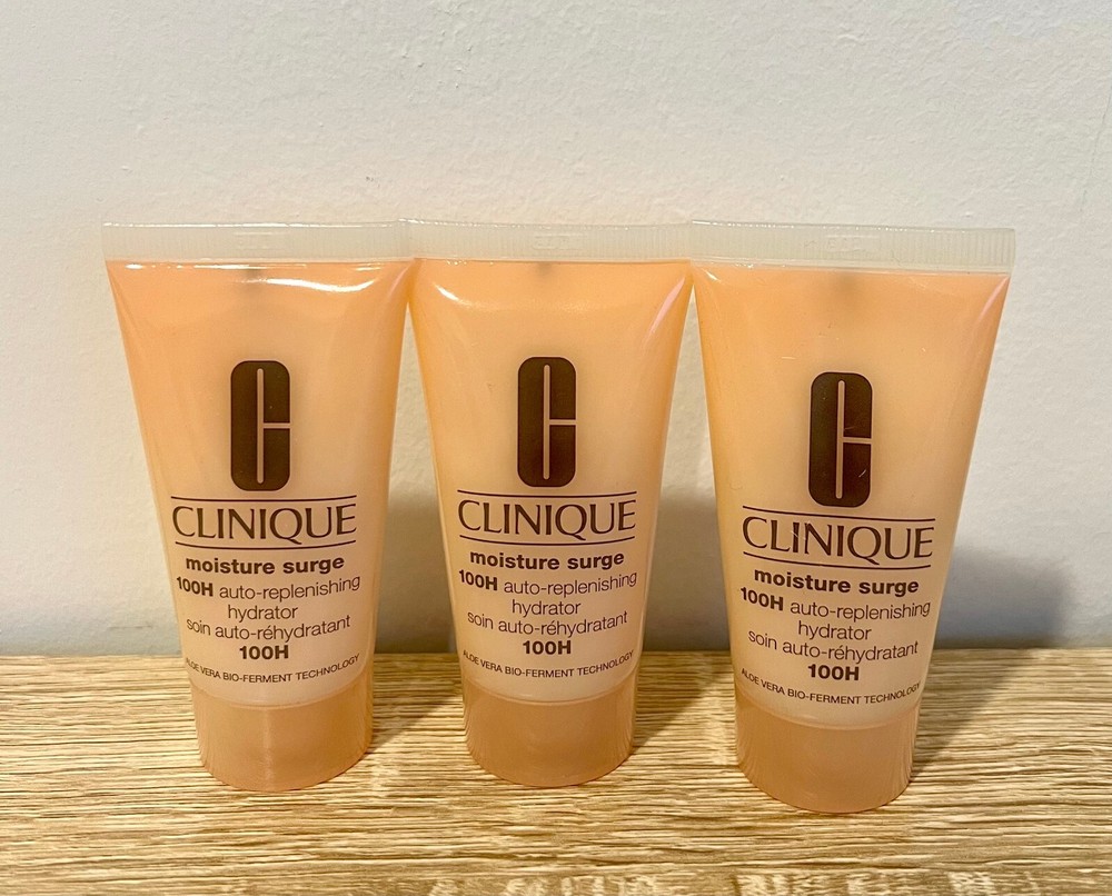 3x Clinique Moisture Surge 100H Auto Replenishing Hydrator 1oz/ 30ml Tube = 3oz