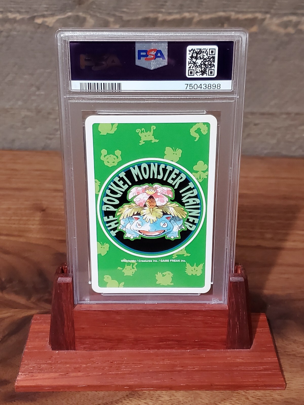 1996 Pokémon Pinsir Green Back Poker Playing Card Jack of Hearts PSA