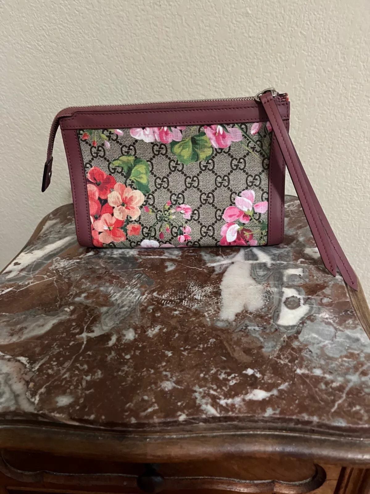 SAC EMBRAYAGE FLEUR SUPREME AUTHENTIQUE GUCCI EXCELLENT ÉTAT