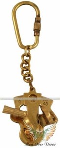 NAUTICAL ASTROLABE MARINE COLLECTIBLE OLD BRASS LOOK  POCKET SEXTANT KEYCHAIN