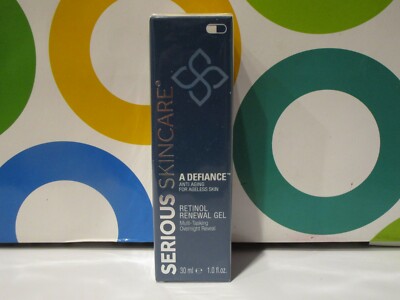 SERIOUS SKINCARE ~ A DEFIANCE RETINOL RENEWAL GEL ~ 1.0 OZ BOXED