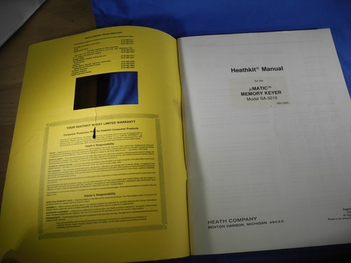 Heathkit Assembly Manual for uMatic SA-5010 Memory Keyer - FREE SHIPPING! - Picture 3 of 8