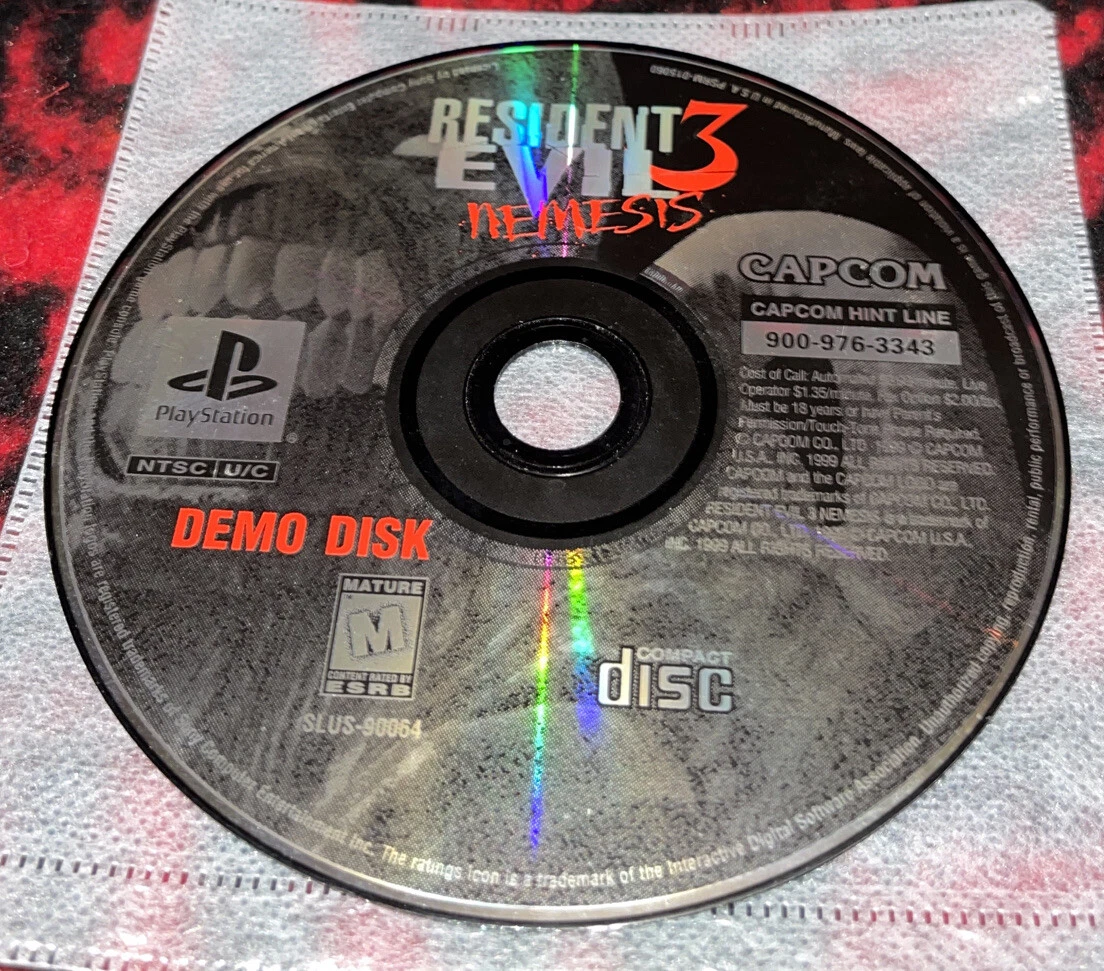 Dino Crisis Demo Disk (from Resident Evil 3) PlayStation PS1 Game Disc  Only!