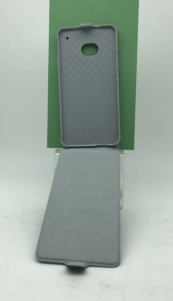 Cover Case PATRICK FLIP Verticale per HTC One Tessuto Nera - Immagine 3 di 4