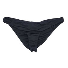 Bar III Black Cheeky Hipster Bikini Bottom Womens size Large Black