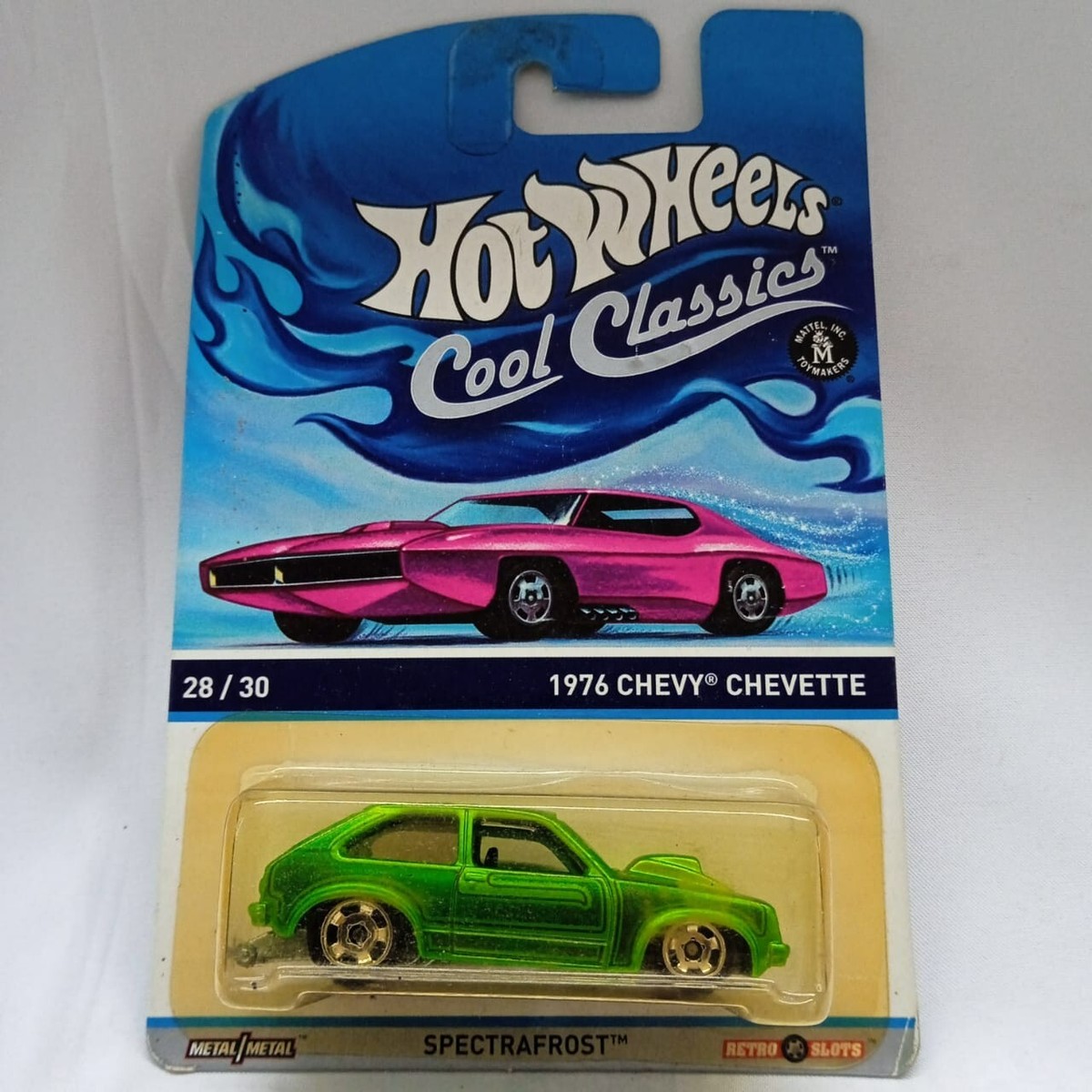NEW Hotwheels Cool Classics '1976 Chevy Chevette Spectrafrost 28